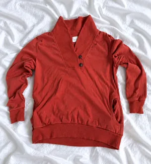 Banana Republic Rust Orange Pullover – Size XL thumbnail 1