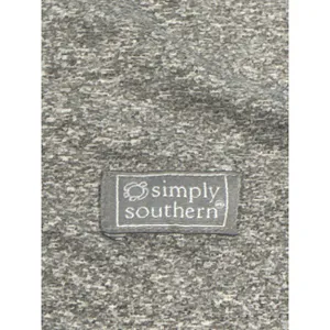 Simply Southern‎ Full Zip Jacket Gray Medium Athleisure Activewear Womens thumbnail 4