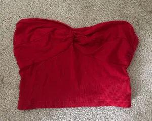 Red Tube Top Shein thumbnail 1