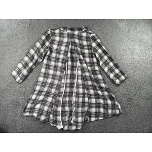 Altar'd State Tunic Shirt Women Small 3/4 Sleeve Button Up Tie Back‎ Cottagecore thumbnail 2
