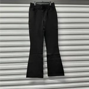Betabrand Womens 7 Pocket Bootcut Dress Yoga Pants Size Medium Black Stretch thumbnail 2