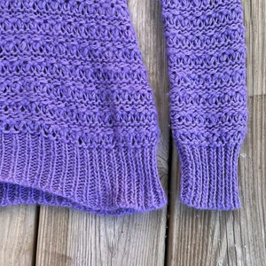 Lauren Ralph Lauren Women's Purple Open Knit Sweater Size S thumbnail 4