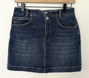 We The Free People Denim Jean Skirt Mini 26 Festival Party Boho Indie Western thumbnail 1