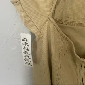 Urban Outfitters Corduroy Tank Tan Mini Dress with Back Cutout NWT size Large‎ thumbnail 6