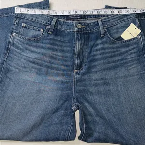 Lucky Brand Blue Wide Leg Crop Jeans thumbnail 5