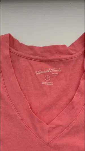 coral target v neck top thumbnail 3