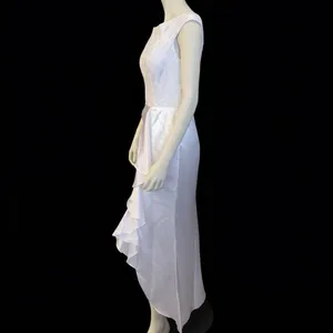 Elegant Wedding Dress With Sequined Bodice and Cap Sleeves White 10 NWT thumbnail 2