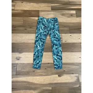 Patagonia Centered Crops Size M Jungle Tasmanian Teal Abstract Print Leggings thumbnail 8