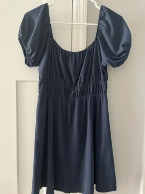 Francesca's Navy Blue Dress thumbnail 2