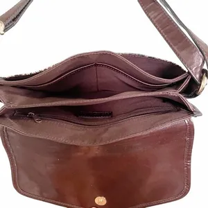 Cosmopolitan Y2K Snakeskin Patchwork Clutch Shoulder Bag Brown Purse Crossbody thumbnail 6