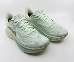 Hoka Women’s Clifton 10. Sea Glass/Jadeite Colorway SZ 10 Wide. thumbnail 1