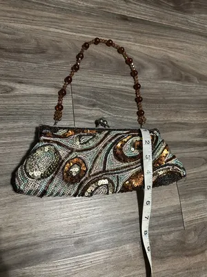 Statement Beaded Handbag ✨ Unique Vintage thumbnail 3
