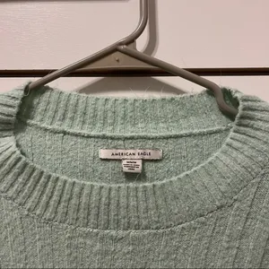 American Eagle Aqua Green Super Soft Sweater thumbnail 5