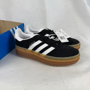 Adidas Gazelle Bold W‎ Platform Sneakers Black White IE0876 Womens US 9.5 UK 8 thumbnail 7