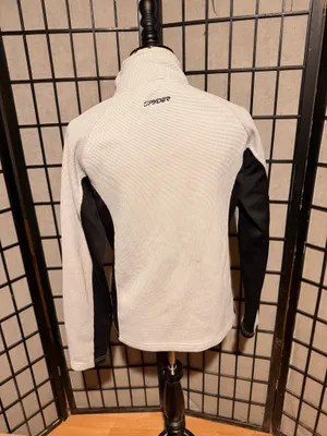 Spyder bicolor textured granular sport athletic outdoor fit winter soft inside thumbnail 3
