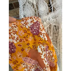 Miss Me Ditzy Floral Duster Vest XS White Lace Floral Fringe Boho‎ Crochet thumbnail 7