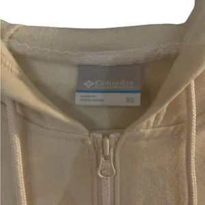 Columbia Hoodie Womens XS Tan Full Zip Sweatshirt thumbnail 3