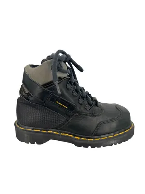 Dr. Martens 8877 Steel Toe Black Work Boots Size 4 US 6 England Made Vintage thumbnail 3