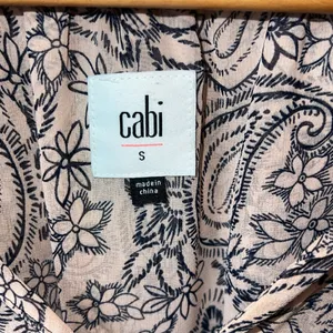 Cabi Dani Paisley Shirred Dress Size Small thumbnail 3