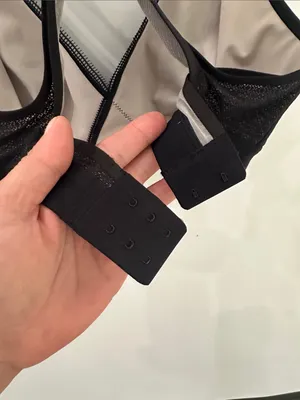 Lululemon Awake To Lace Bra 34D Black Barely Beige Wireless Sports Bra W2AQVS thumbnail 12