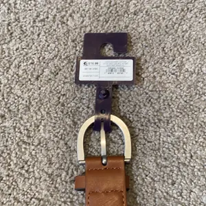Women’s Brown Braided Belt with Silver Buckle Size XL NWT thumbnail 4
