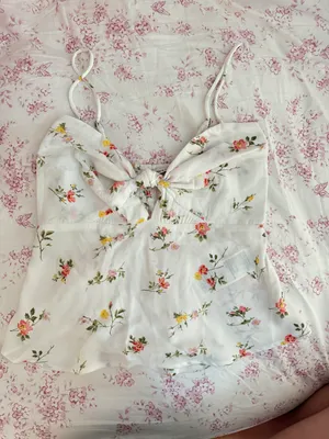 Abercrombie Floral Tank thumbnail 1