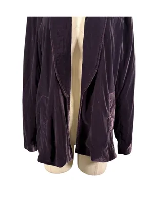 Free People Yesterdays Muse Velvet Jacket Size Small thumbnail 7