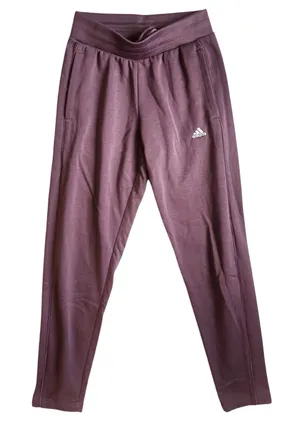ADIDAS Relaxed Fit Fleece Tapered Active Jogger Pants Shadow Fig Purple XS thumbnail 1