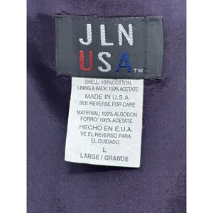 Vintage JLN Vest Womens Large Patriotic Bear Flag Ralph Lauren Look America thumbnail 3