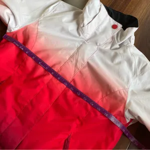 Roxy Dry Flight Gradient Ski Insulated Jacket Hot Pink Ombré No Hood M thumbnail 12