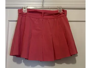 OFFLINE By AERIE Real Me Pleated Skirt Skort green Tennis Athleisure M Medium thumbnail 1