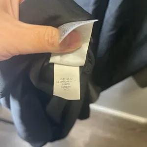 Banana Republic NEW Women's Mandarin-Collar Midi Shirtdress‎ Black Size XS thumbnail 7