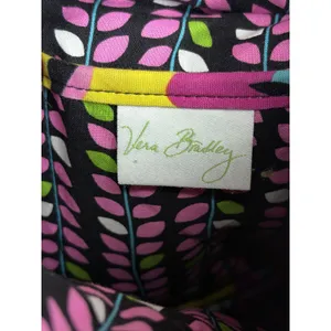 Vera Bradley Rhythm and Blues Quilted Floral Crossbody Bag Purple Pink Orange thumbnail 5