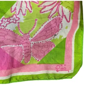 Lilly Pulitzer Ford Breast Cancer Awareness Scarf thumbnail 3