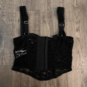 Edikted Lace Corset XS‎ Black thumbnail 2