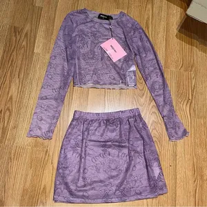 Mesh skirt set thumbnail 1