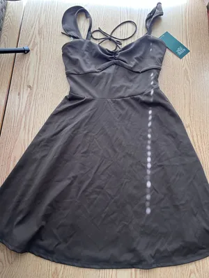 New Women’s Wild Fable 1pc Swimsuit Dress or Casual Dress Brown size Xxs/Xs thumbnail 1