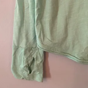 We The Free Teal Blue Oversized Long Sleeve Loungewear Top Women's size Medium thumbnail 4