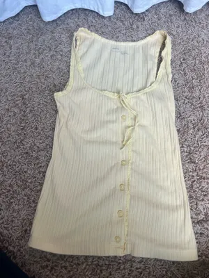 Aerie butter yellow tank thumbnail 1