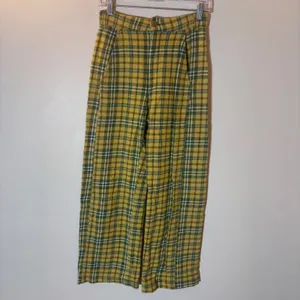 Free People Shape Up Pant in Plaid Size 0 thumbnail 2