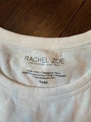 Rachel Zoe Women’s White Sleeveless Tank Top Size Medium - P301 thumbnail 2