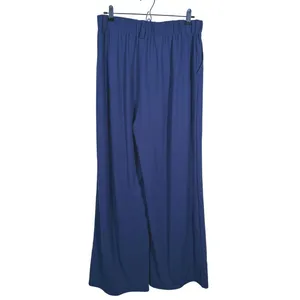 Halara Breezeful High Rise Wide Leg Palazzo Pants Size Large Tall Blue Career thumbnail 3