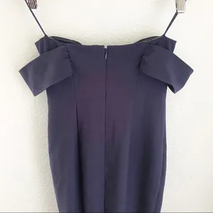 Likely Bartolli Off-Shoulder Mermaid Gown Navy Size‎ 2 NWT thumbnail 8