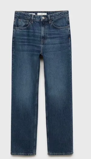 Matilda Medium Rise Straight Leg Mango Full-Length Jeans thumbnail 1