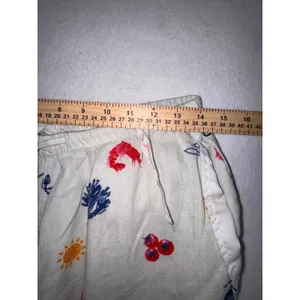 Angel Kiss Womens Coastal Lobster Print Wide Leg‎ Beach Pants White Medium thumbnail 7