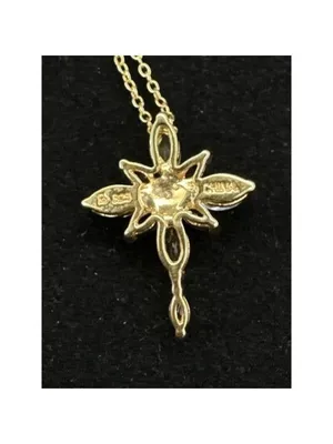 Precious Stone 925 Cross Pendant & Necklace thumbnail 3