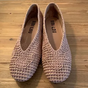 Bibi Lou Macramé Ballet‎ Flats size 37 Tan thumbnail 4