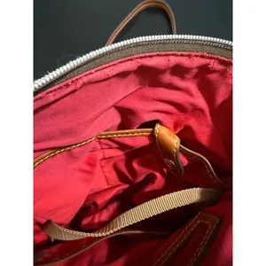 Dooney & Bourke Nylon Crossbody Bag Plum Burgundy Tan Leather Trim Duck Logo thumbnail 8