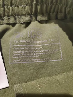 Figs Yola High-Rise Slim Scrub Pant in Green Medium Tall thumbnail 8