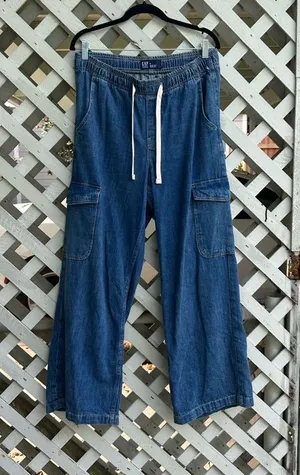 Gap high rise wide leg pants thumbnail 1